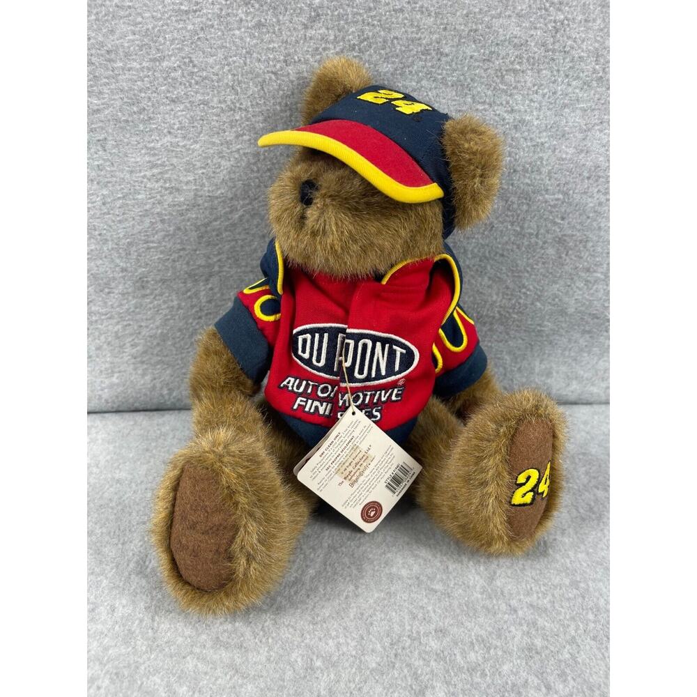 Vintage Nascar Jeff Gordon #24 Bear Plush Stuffed Animal Boyds Bear 13" W/Tags
